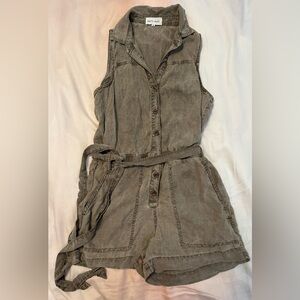 Bella Dahl Army Green Romper XS